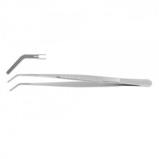 DeBakey Atrauma Forcep Angled Stainless Steel, 19.5 cm - 7 3/4" Tip Size 2.0 mm